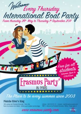 International Erasmus Summer Boat Party