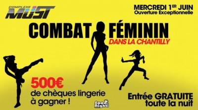 combat feminin dans la chantilly