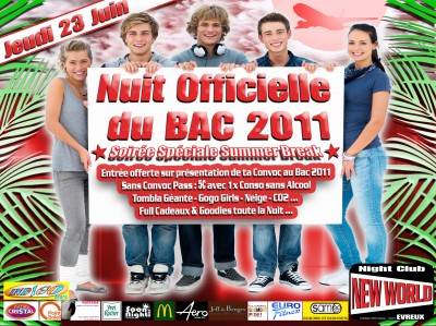 Nuit Officielle du BAC 2011