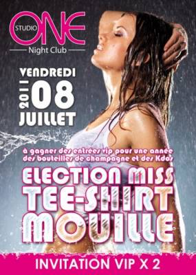 Élection Miss T-Shirt Mouillé