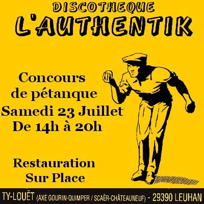 Concours pétanque