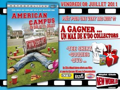 Nuit Officielle AMERICAN CAMPUS