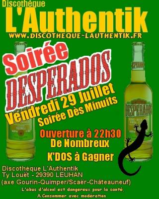 Soirée Desperados