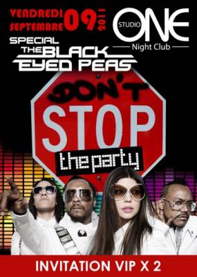 « Don’t Stop The Party » Special Black Eyed Peas