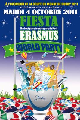 ERASMUS WORLD PARTY spéciale Rugby World Cup 2011