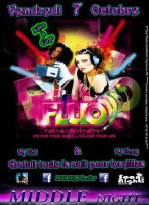 FLUO NIGHT PARTY @MIDDLE NIGHT