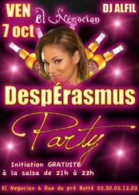 DespÉRASMUS Party + initiation salsa gratuite!!!!