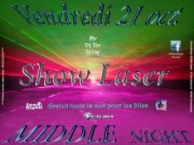 SHOW LASER @MIDDLE NIGHT