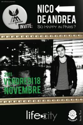 Nicolas Monier Invite Nico de Andrea (So, Happy In Paris ?) Vend 18 NOV