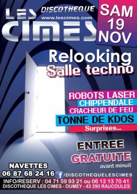 Relooking Salle Techno