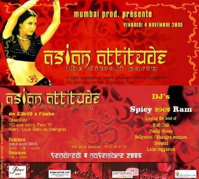 asian attitude: the diwali party