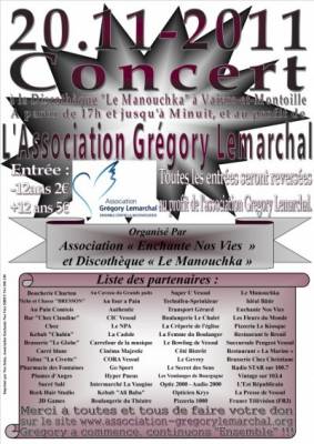 Concert pour ‘l’association Grégory Lemarchal