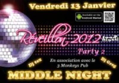 REVEILLON 2012 PARTY 2 @ MIDDLE NIGHT & 3 MONKEY’S PUB