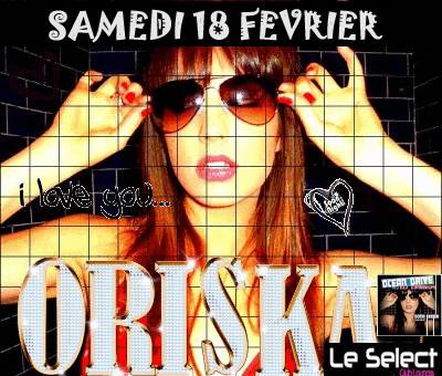 Dj ORISKA (Ocean drive) DJ/Producer @ Le Select Lounge club