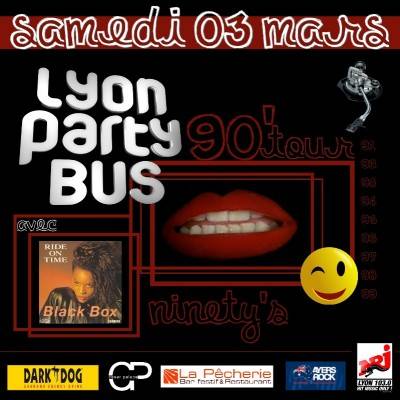 Lyon Party Bus – 90′ Tour