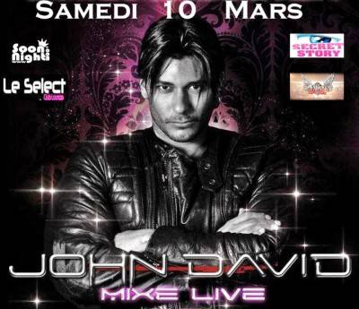 John David en mix live @ le Select Club