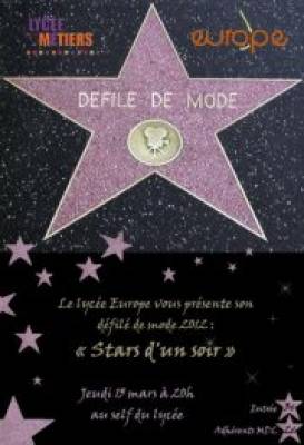 DÉFILÉ DE MODE HOLLYWOOD STARS