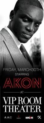 VIP ROOM THEATER’ PARIS STARRING THE SUPERSTAR AKON