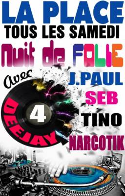 nuit de folie avec 4 dj