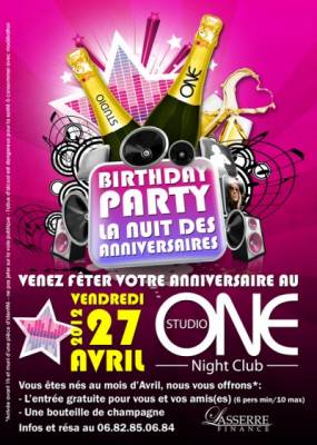 BIRTHDAY PARTY / LA NUIT DES ANNIVERSAIRES