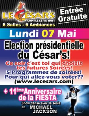 Election Présidentielle du César’s