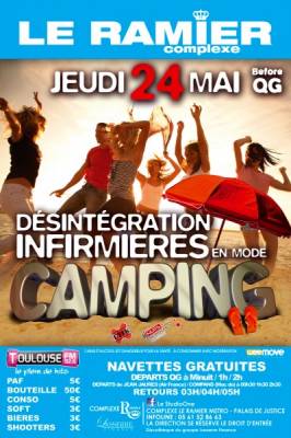 DESINTEGRATION INFIRMIERES en mode CAMPING