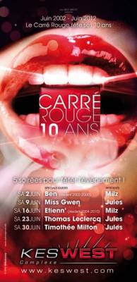 les 10 ans du carre rouge