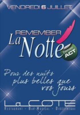 REMEMBER LA NOTTE