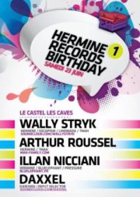 Hermine Records 1 An – 23 Juin @ Les Caves Le Castel – Nantes