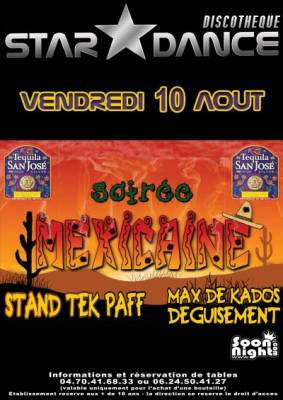 Soirée MEXICAINE au Stardance