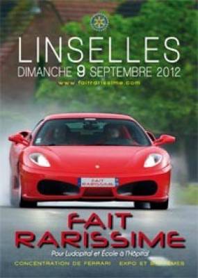 Rassemblement Ferrari à Linselles