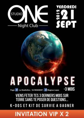 APOCALYPSE J-3 MOIS