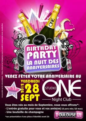 BIRTHDAY PARTY / NUIT DES ANNIVERSAIRES