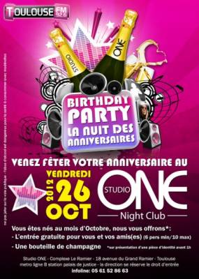 BIRTHDAY PARTY / NUIT DES ANNIVERSAIRES