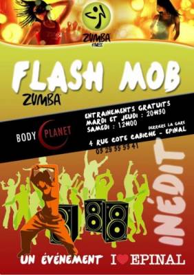 Flash mob géante Zumba Epinal