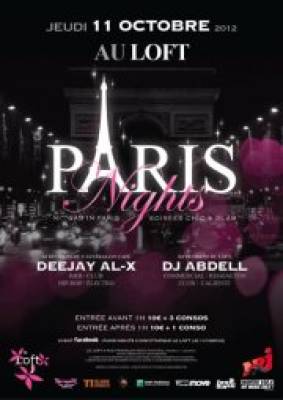 PARIS NIGHTS @ Discothèque LE LOFT Nantes ►►► 2 DJ // Jeudi 11