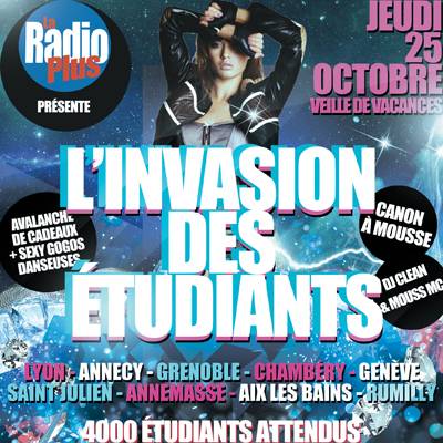 L’INVASION DES ETUDIANTS