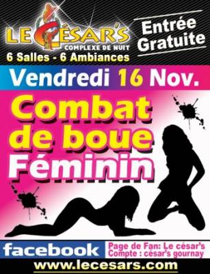 Combat de boue feminin