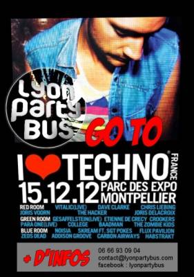 LYON PARTY BUS – GO TO I LOVE TECHNO