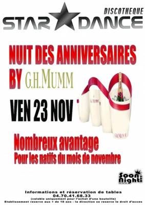 Soirée nuit des Anniversaires & Catherinette by G.H.Mumm