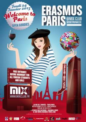 Erasmus Paris : Welcome to Paris