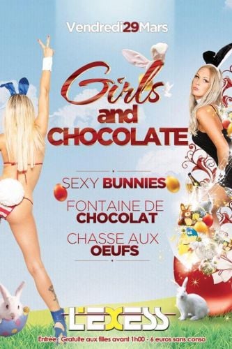 Girls and chocolate