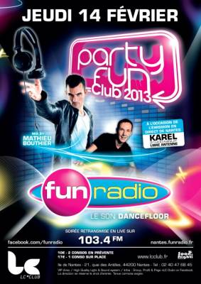 Party Fun Club 2013 avec Mathieu Bouthier