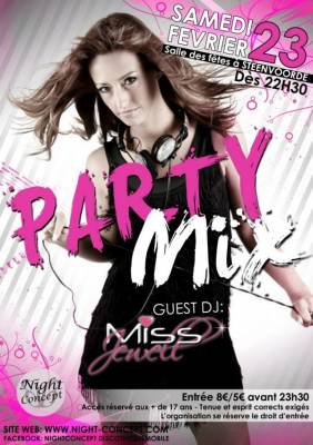 Party MIX – MISS JEWELL à STEENVOORDE