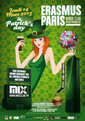 Erasmus Paris : St Patrick’s Day