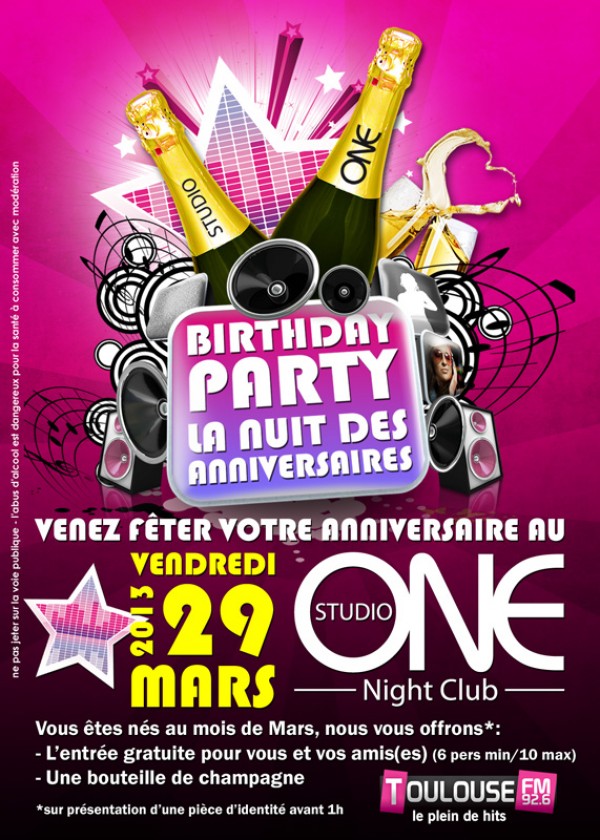 BIRTHDAY PARTY / NUIT DES ANNIVERSAIRES