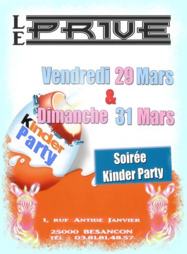 SOIREE KINDER PARTY