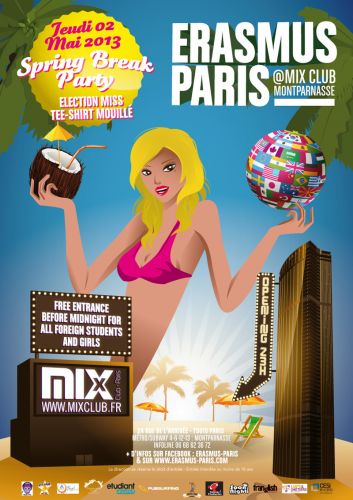 Erasmus Paris : Spring Break Party