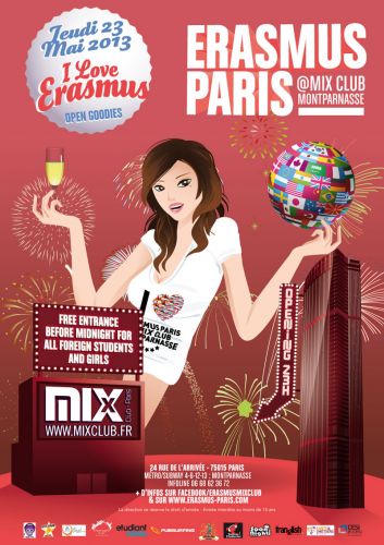 Erasmus Paris : I Love Erasmus