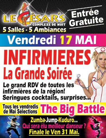 Grande Soirée INFIRMERES + BIG BATTLE